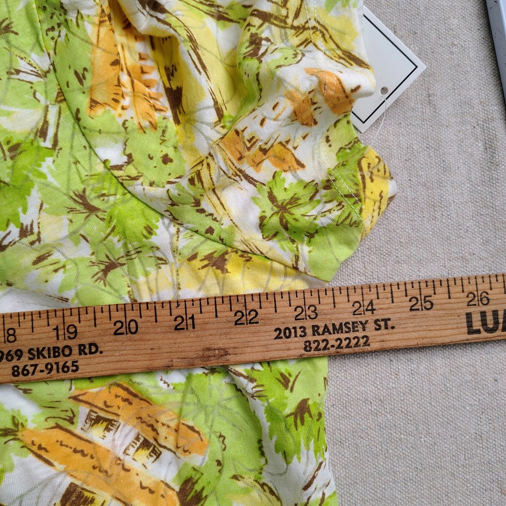 NWT Alfred Dunner Womens 1X Fresh Picked V-Neck Top Tropical Sequin Coastal 1X - Picture 9 of 10
